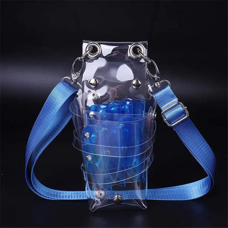 1PCS: 7 Pocket PVC Hair Accessory Barber Pouch