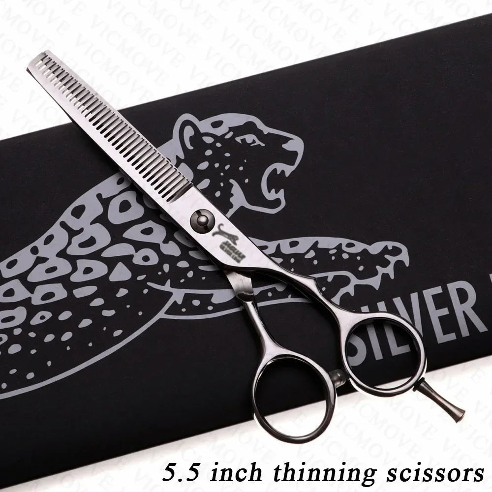 High Quality 5/5.5/6/6.5/7 inch Stainless Steel Shear Thinning Hair Grooming Scissors