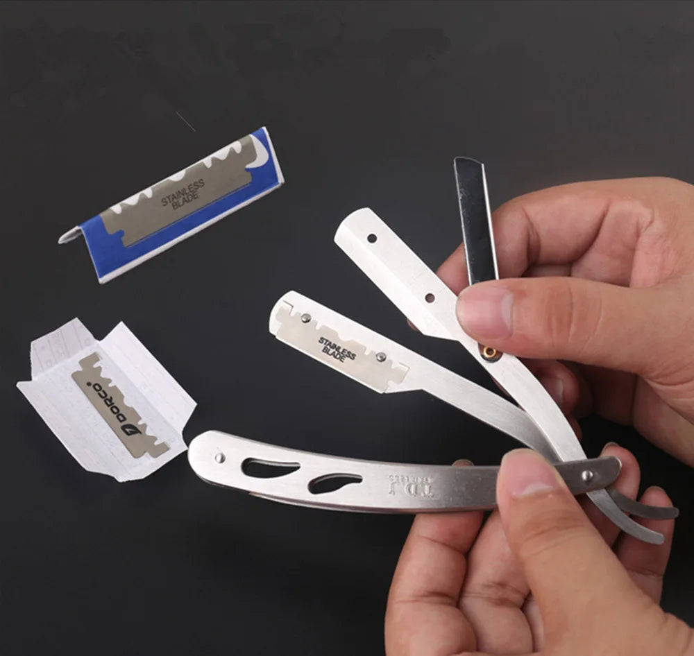 5 color Barber Manual Shaving Razor