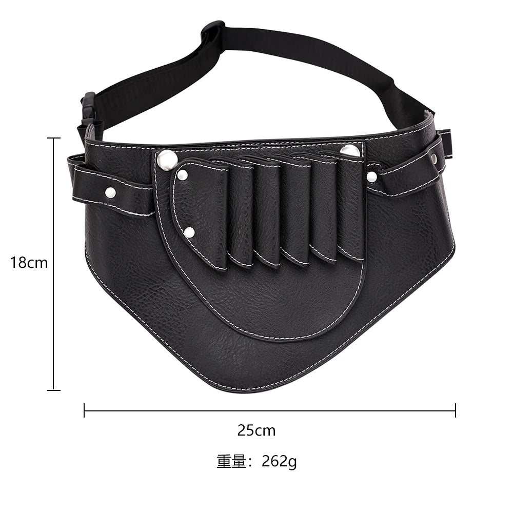 PU Leather Hairdressing Scissor Pouch Holster