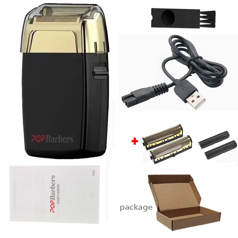 11000 RPM P620 Electric Men's USB Double Foil Shaver Hair Clipper