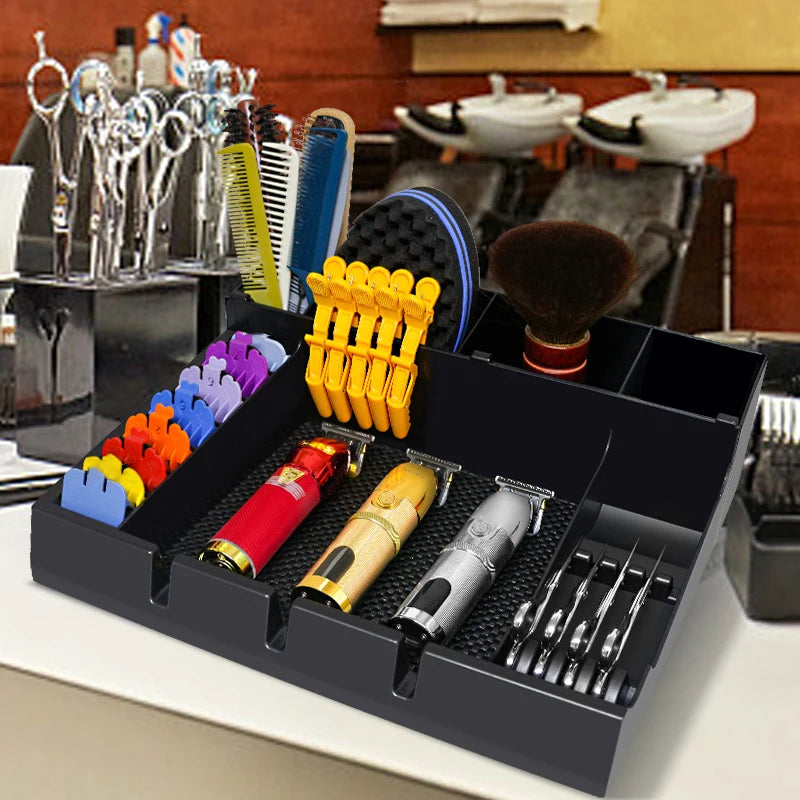 Barber Large Capacitive Plastic Salon Storage Accessories Tray