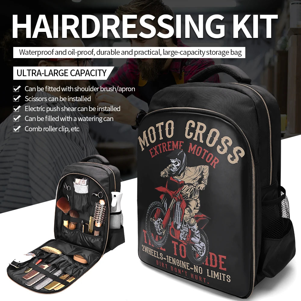 Travel Multifunctional Hairdressing Barber Storage Tool backpack