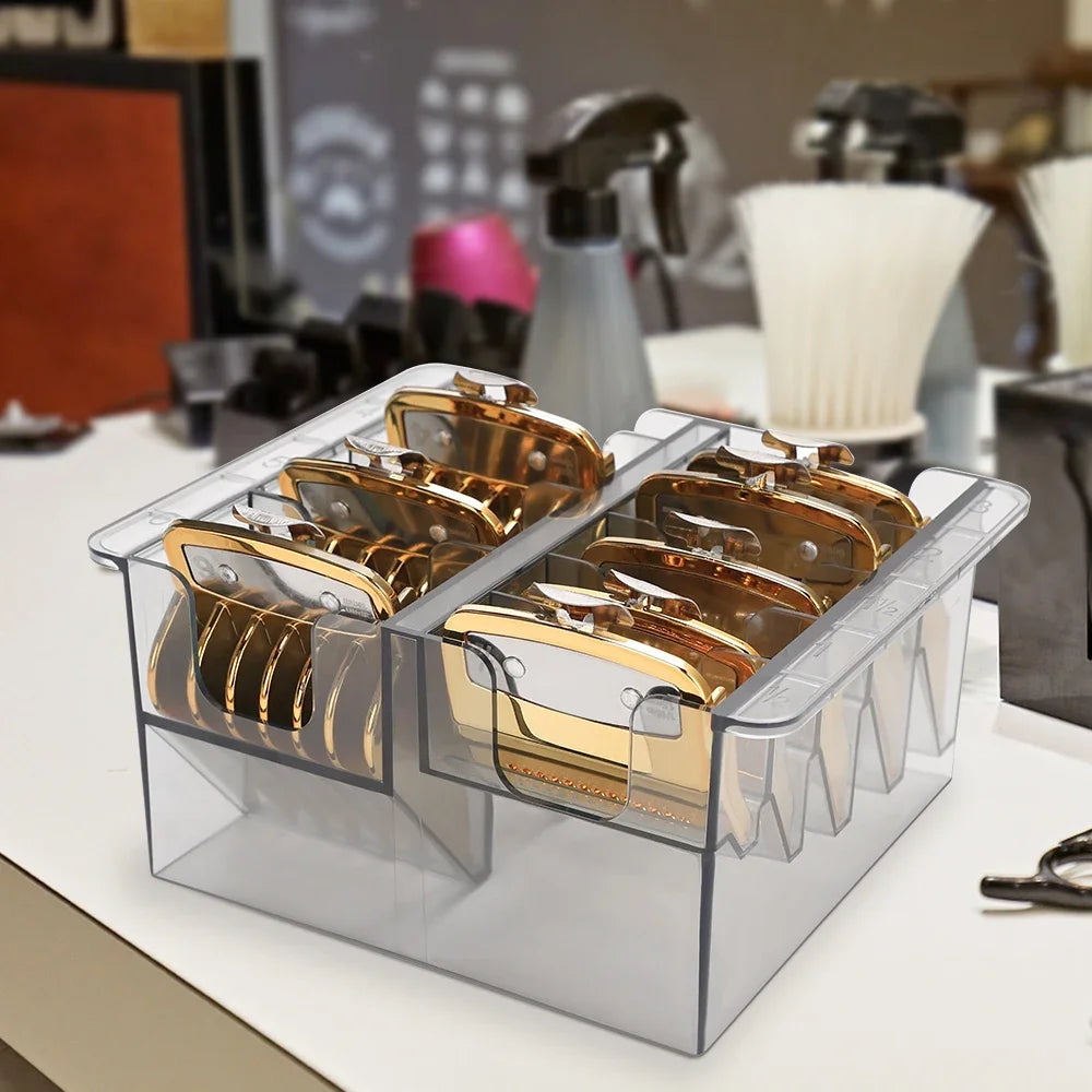 New Salon Hair Clipper Limit Comb Storage Box