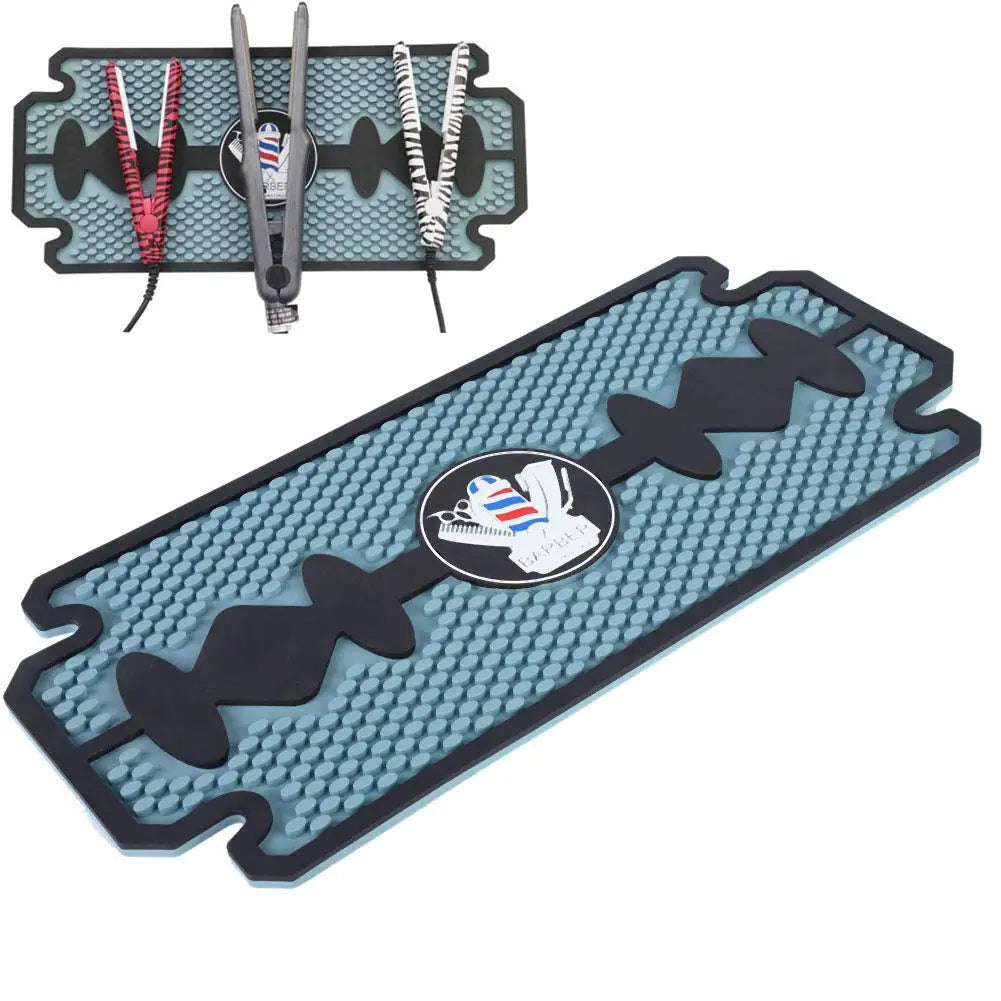 Barbershop Magnetic Countertop tray Silicone Pad