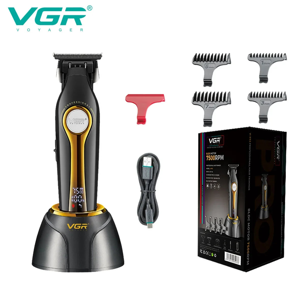 VGR Cordless Electric Hair Trimmer