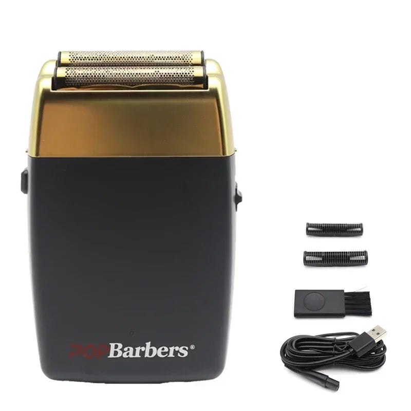 USB 11000 RPM P620 Electric Double Foil Shaver Men's Beard Trimmer