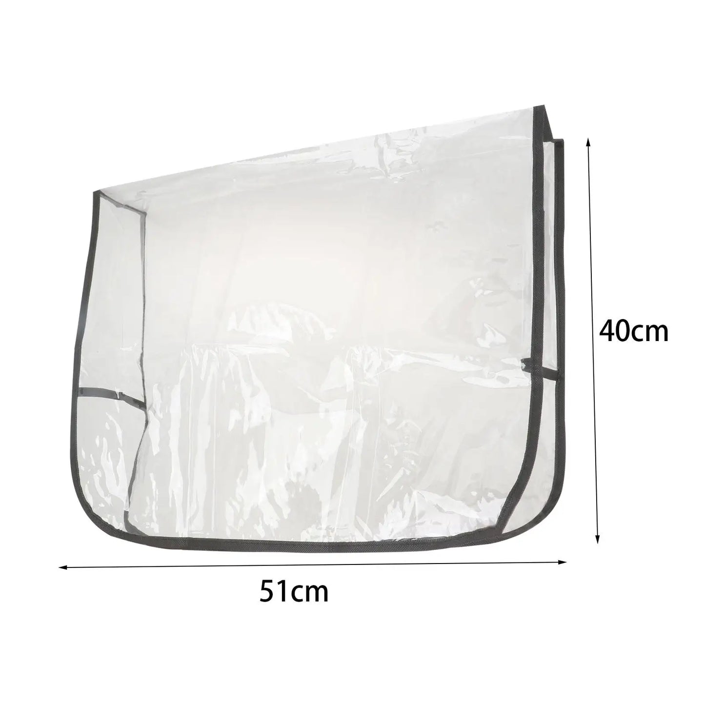 Barbershop Chair PVC Waterproof Transparent Backrest Cover