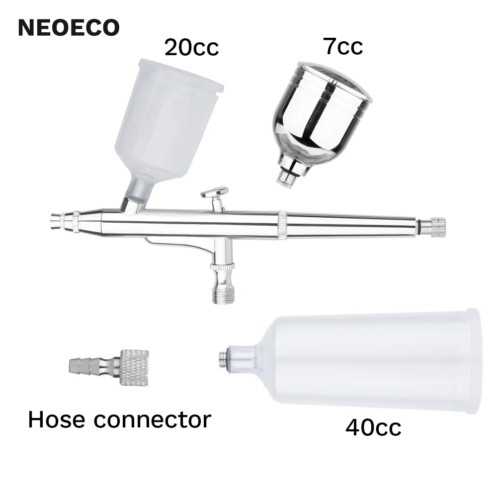 20cc 40cc Gravity Feed Double Action Air Brush Bottle Sprayer