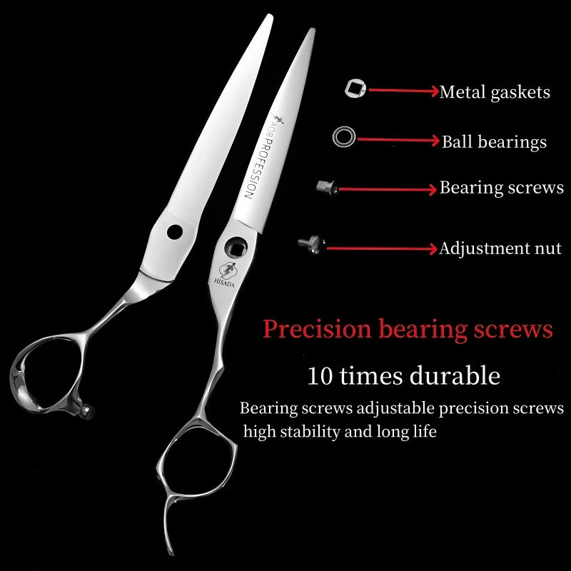 HISADA 6/6.5/7 inch Stainless Steel Professional Hairdressing Scissors