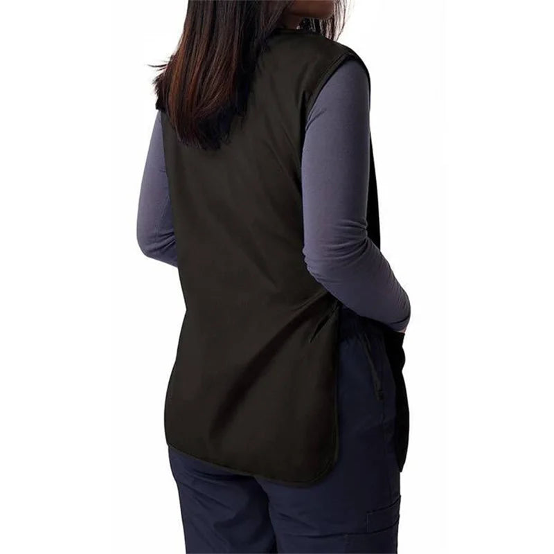 Black polyester Barber client Apron cape