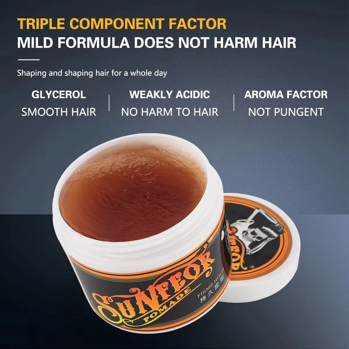 Retro Hairstyling Moisturizing Clay Oil