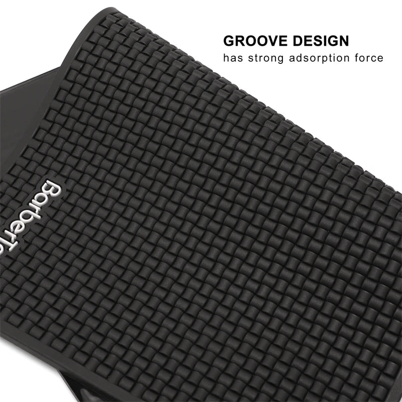 Black Anti Slip Barber Station Pad
