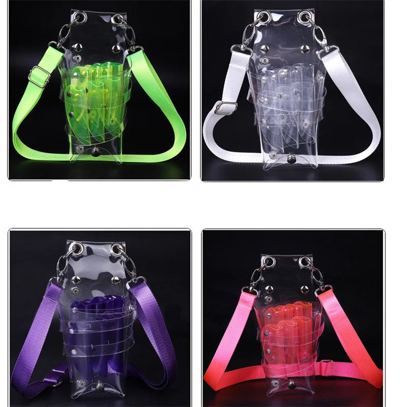 1PCS: 7 Pocket PVC Hair Accessory Barber Pouch
