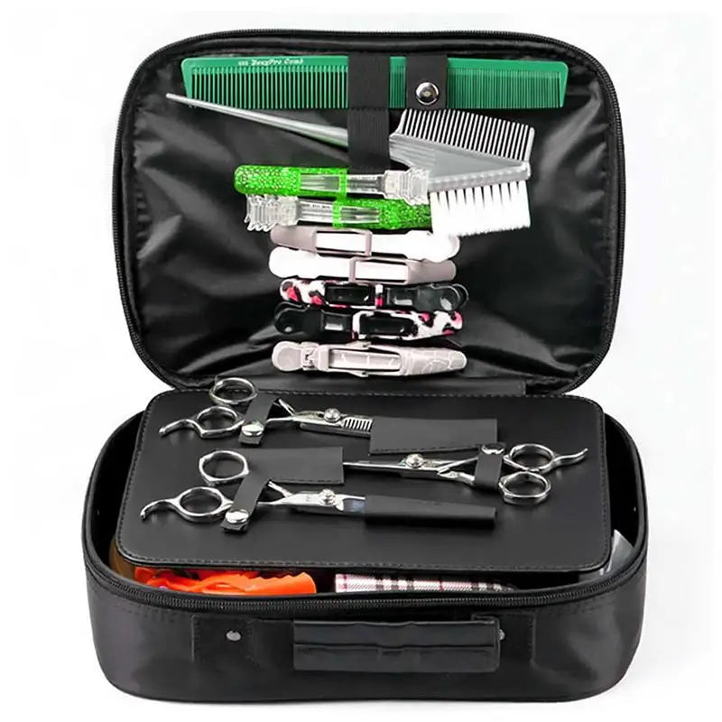 New Hair Shears Brush ,Scissor Storage Travel Case