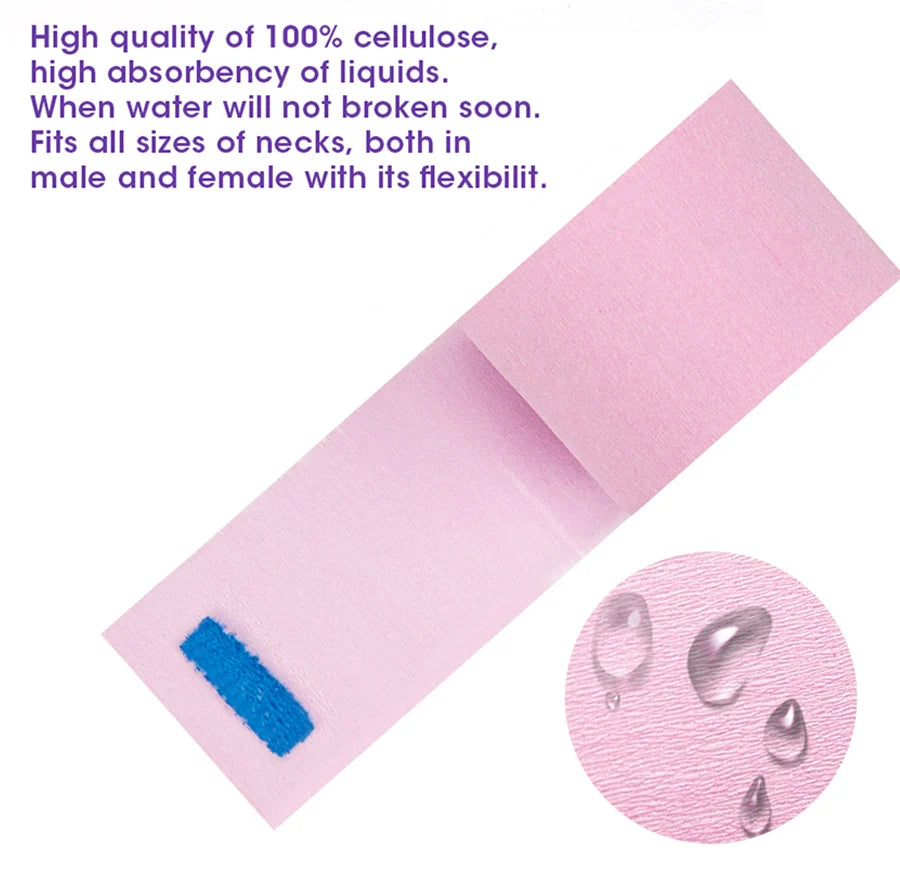 1Pcs: Disposable Absorbing Neck Strips Perspiration Tissue