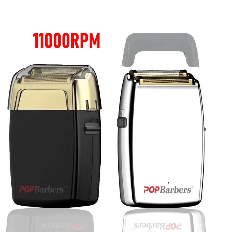 11000 RPM P620 Electric Men's USB Double Foil Shaver Hair Clipper