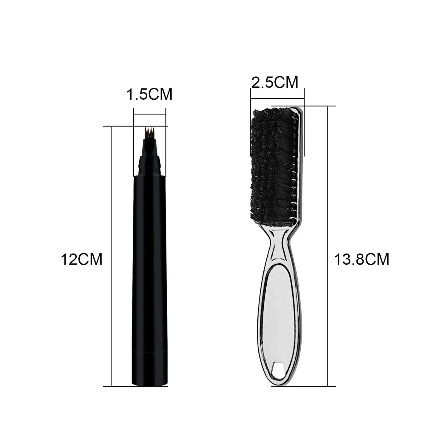 Waterproof Beard Pen/Pencil Eyebrow ,Mustache Repair Coloring Tool