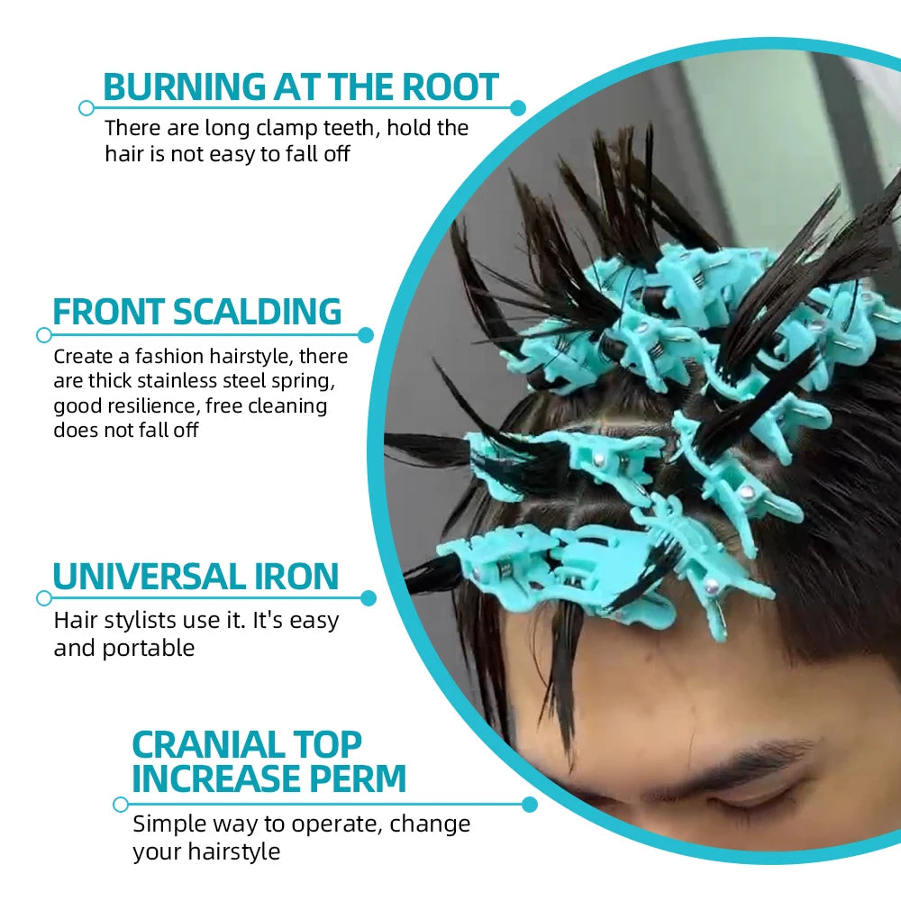 25Pcs: Reusable Perm Hair Clip