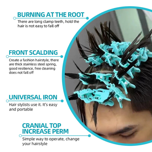 25Pcs: Reusable Perm Hair Clip