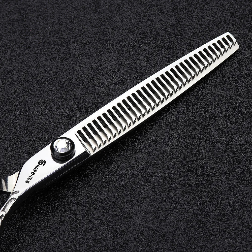 Stainless Steel 6/6.5/7 inch 440C Barber Shears Salon Scissors Set