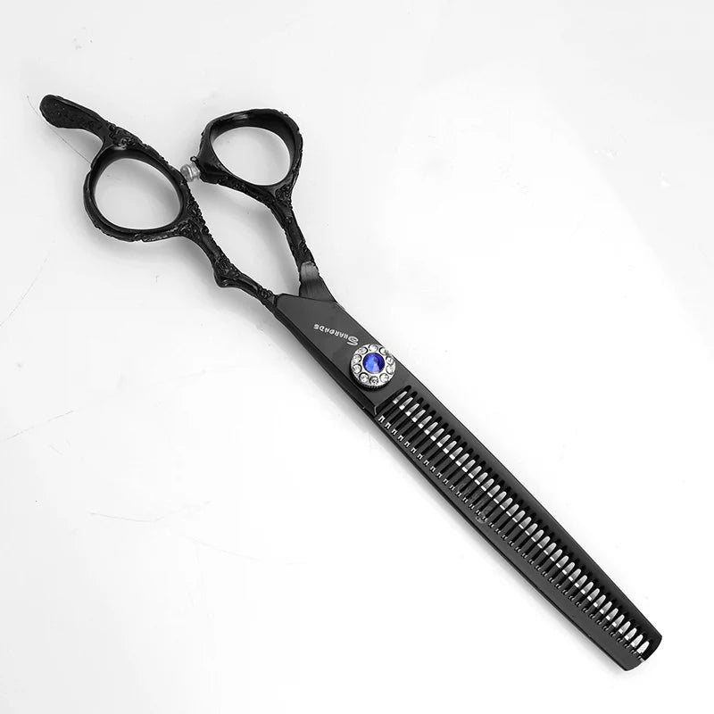 Stainless Steel 6/6.5/7 inch 440C Barber Shears Salon Scissors Set