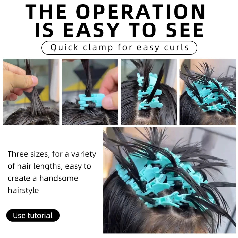 25Pcs: Reusable Perm Hair Clip