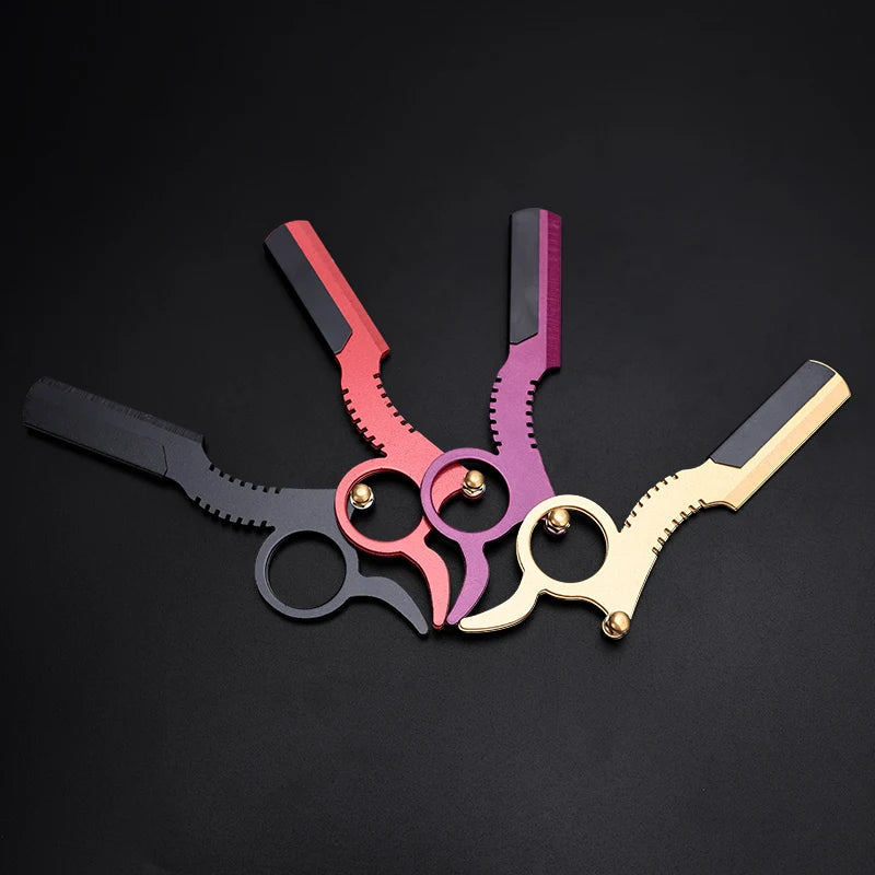 Barbershop Stainless Steel Classic Ring Shaving ,Edge Razor