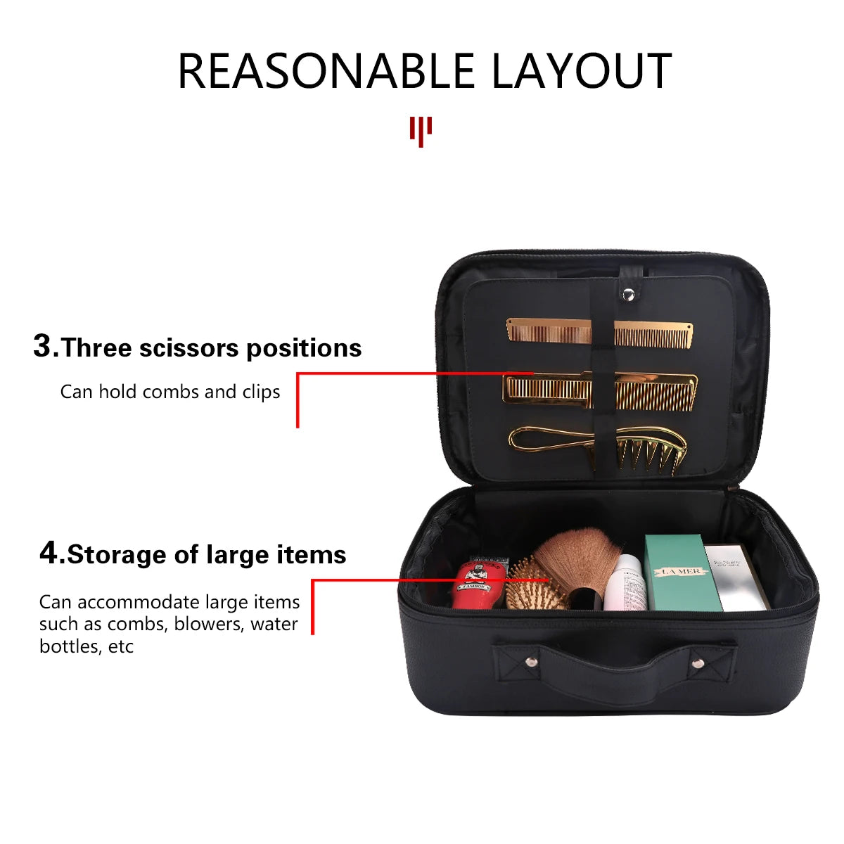 Salon Waterproof Large Capacity Portable Storage Suitcase