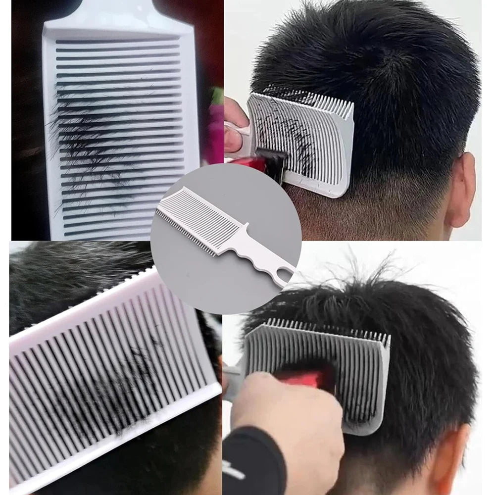Pro Curved Flat Top Positioning Trimming Comb