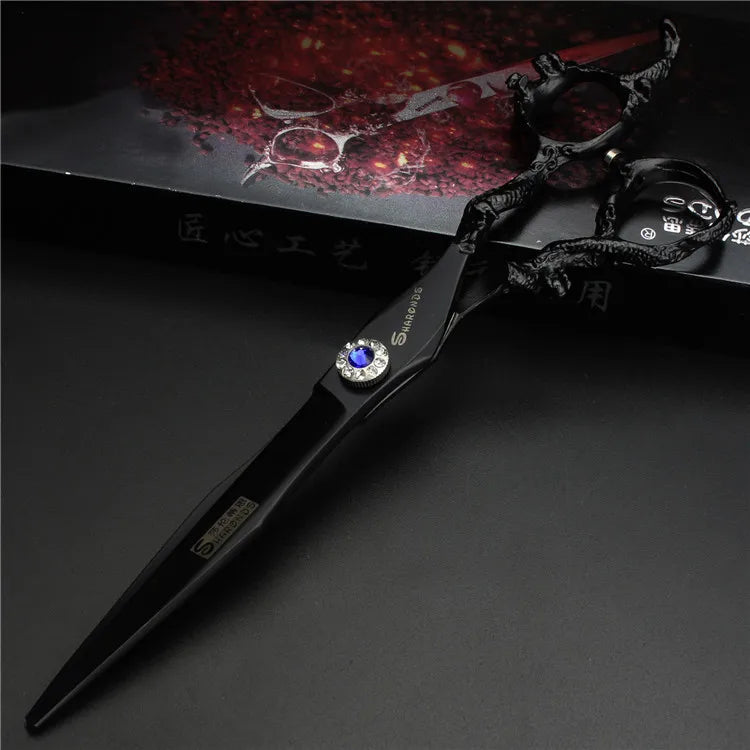 Stainless Steel 6/6.5/7 inch 440C Barber Shears Salon Scissors Set