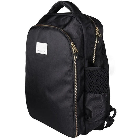 Black Polyester Portable Barber Backpack