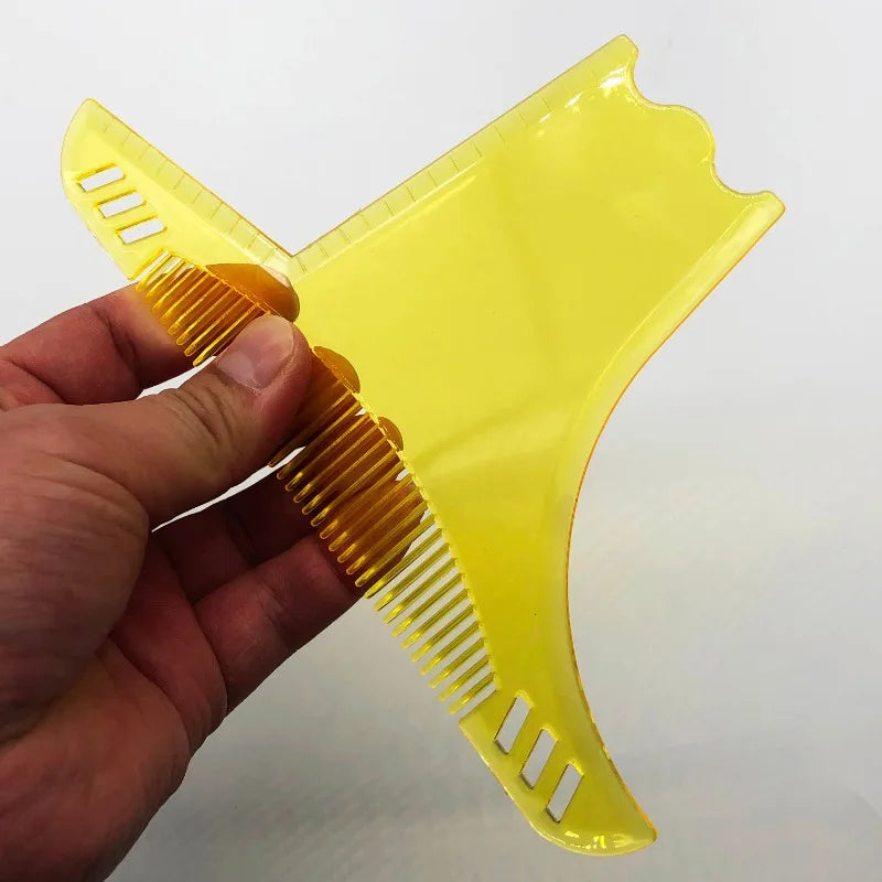 Man Beard Template Comb Shaping Tool