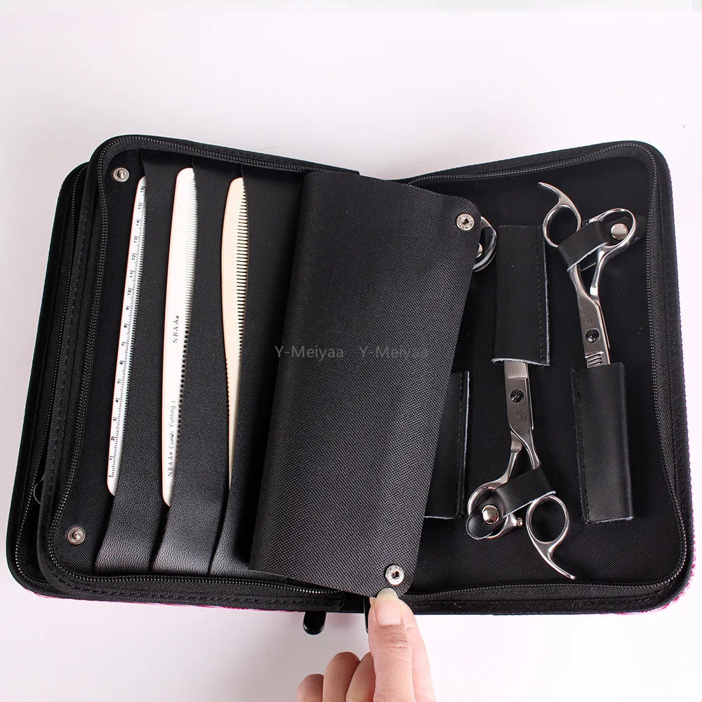 1PCS: 6 Pocket Hair Salon Barber Storage Portable Pouch