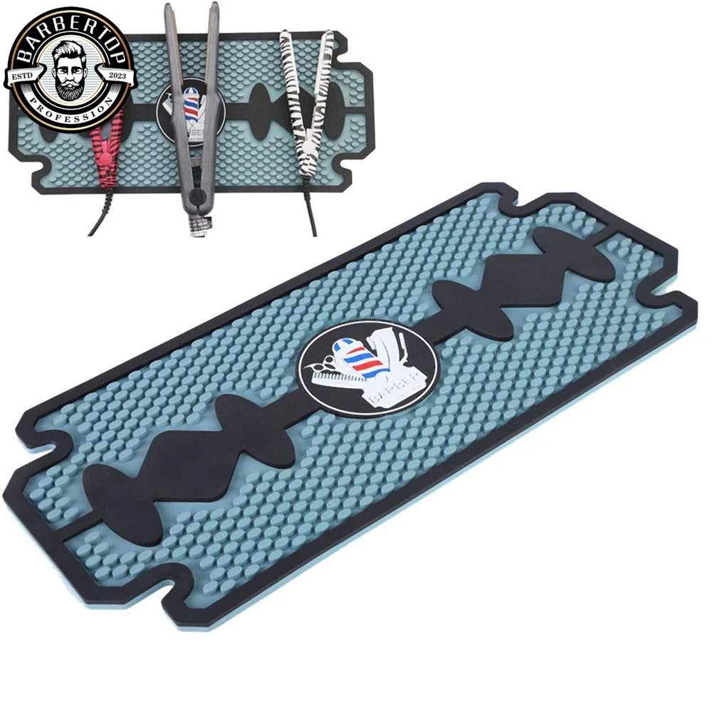Barbershop Magnetic Countertop tray Silicone Pad