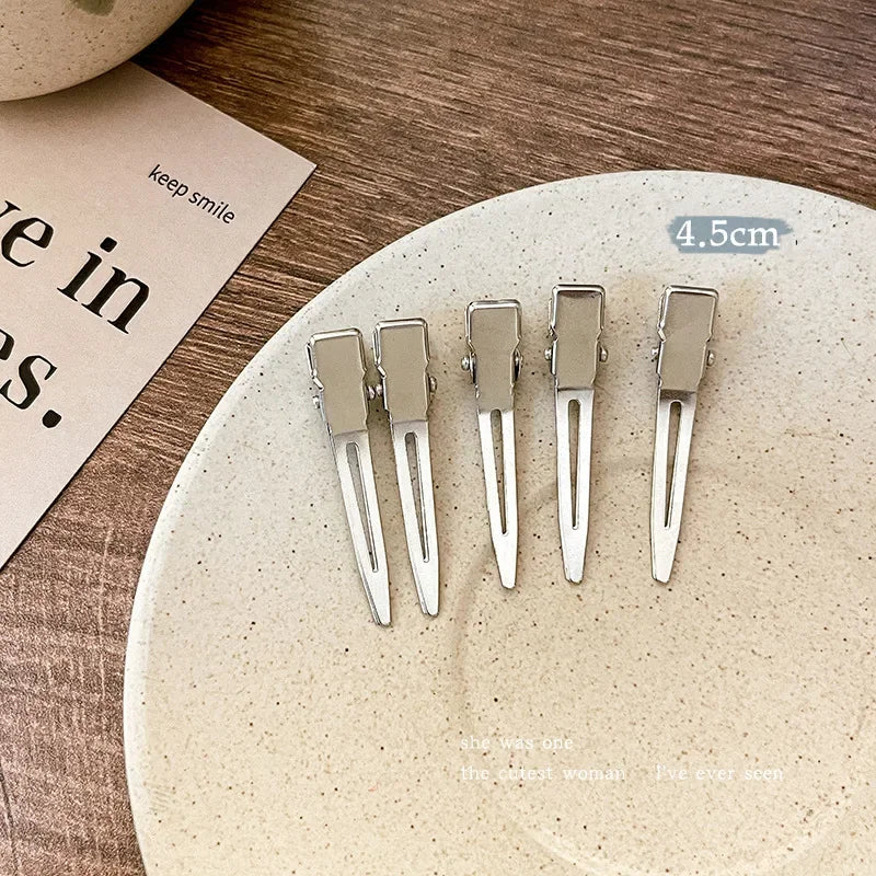 10-20Pcs: Salon Sliver Hair Clips