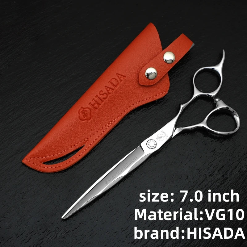 HISADA 6/6.5/7 inch Stainless Steel Professional Hairdressing Scissors