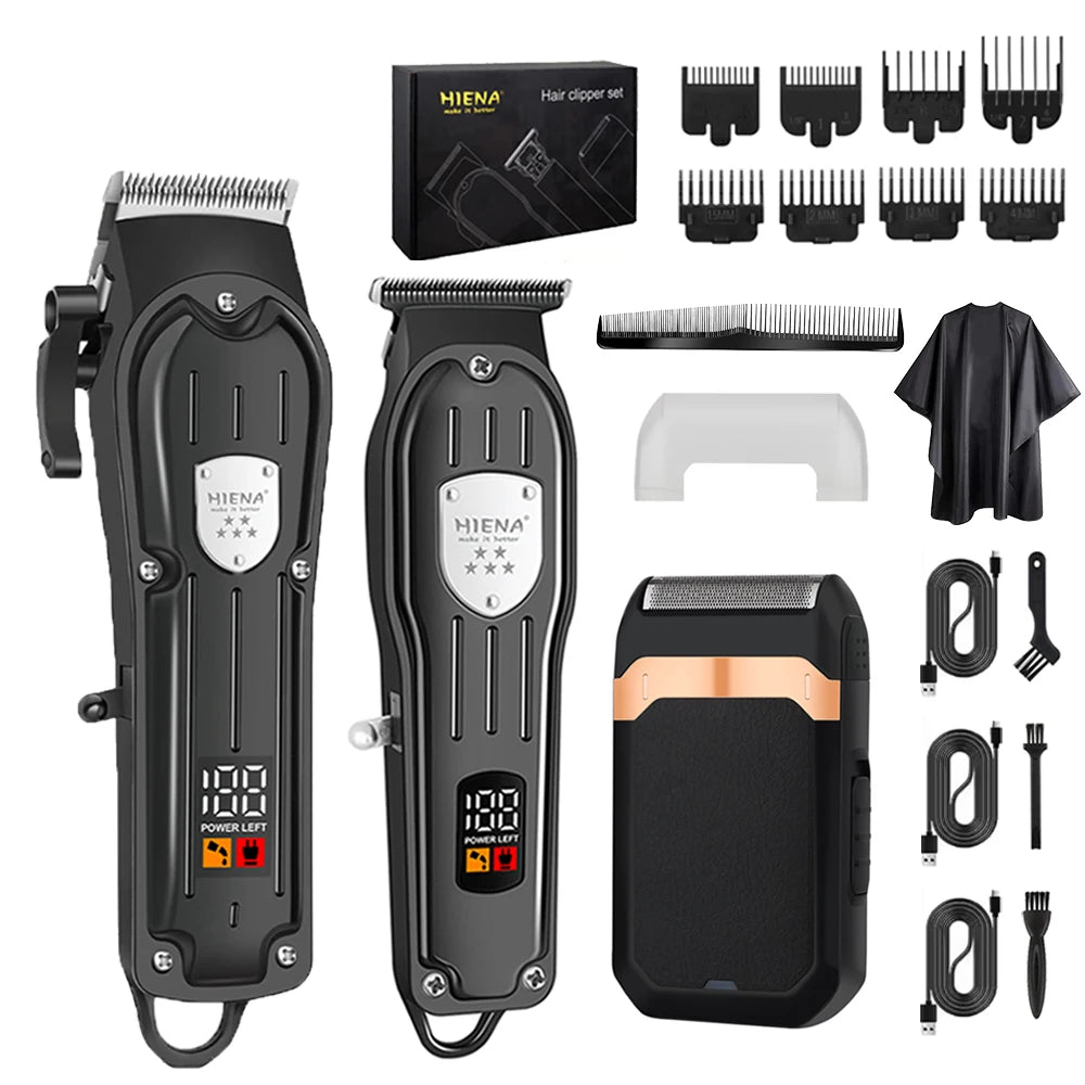hiena hair clippers ,face trimmer and, clipper combs