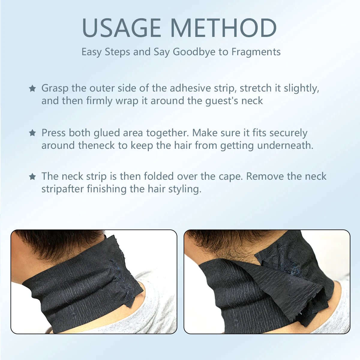 1-5Rolls: Stretchy Disposable Neck Strip