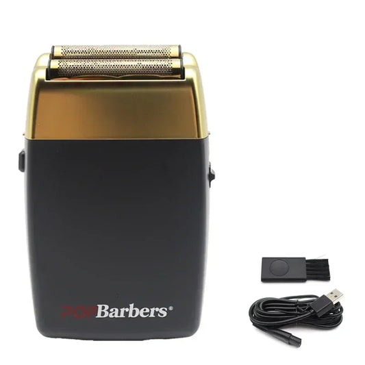 USB 11000 RPM P620 Electric Double Foil Shaver Men's Beard Trimmer