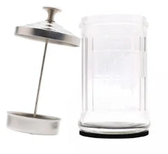 Barbershop Disinfection Jar Beauty Manicurist Stainless Steel Glass Filter Clean Sterilization Container