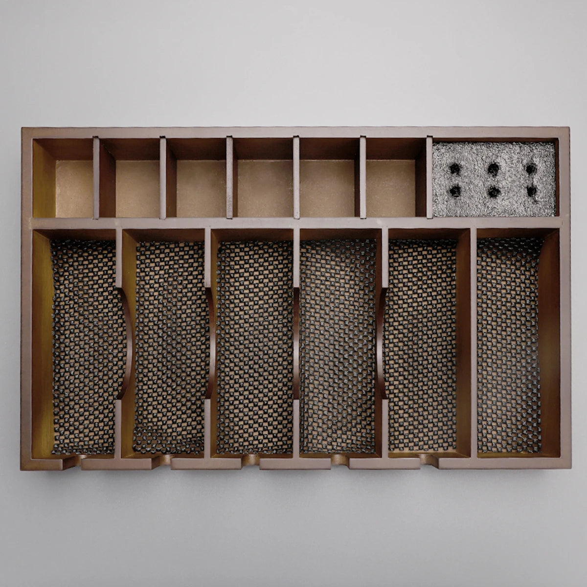 Barbershop Scissors Woodiness Organizer Box