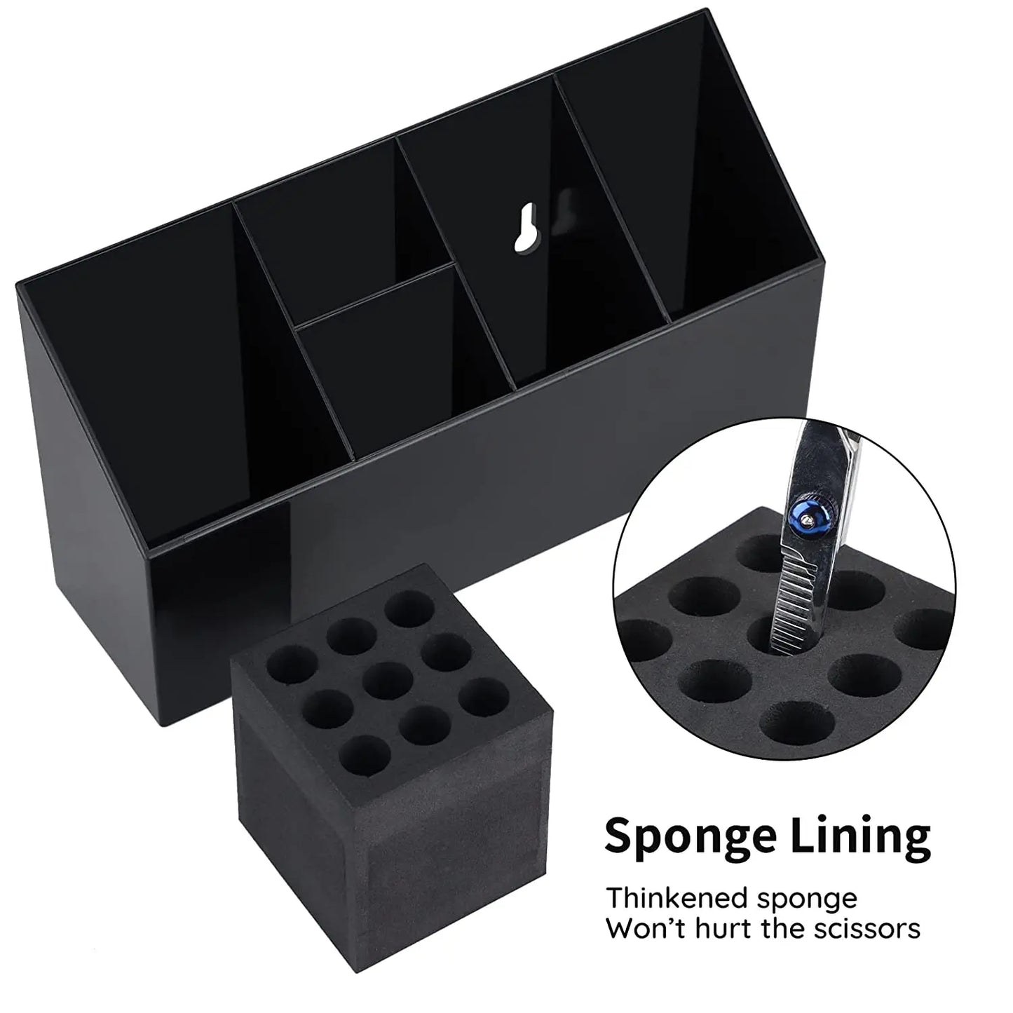 Multifunctional Haircut Storage Comb ,Clips ,Bottle Rack and, Scissor Organizing kit