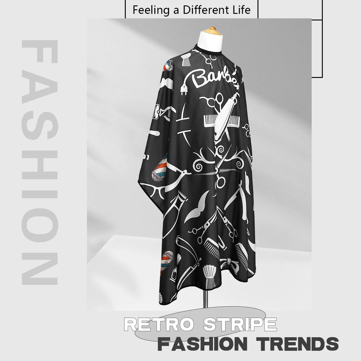 Polyester Antistatic Salon Hairdressing Apron Cape