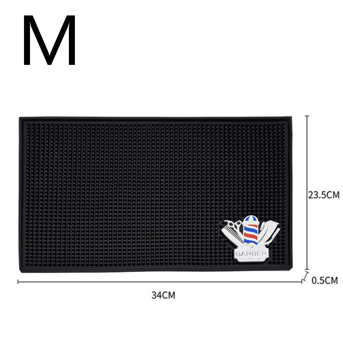 Barber Silicone Station Mat Display