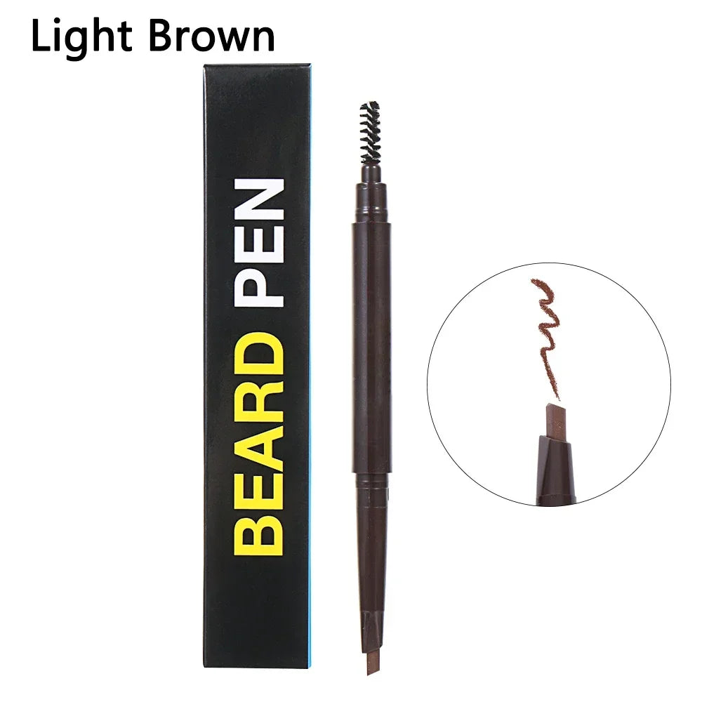 Waterproof Beard Pen/Pencil Eyebrow ,Mustache Repair Coloring Tool