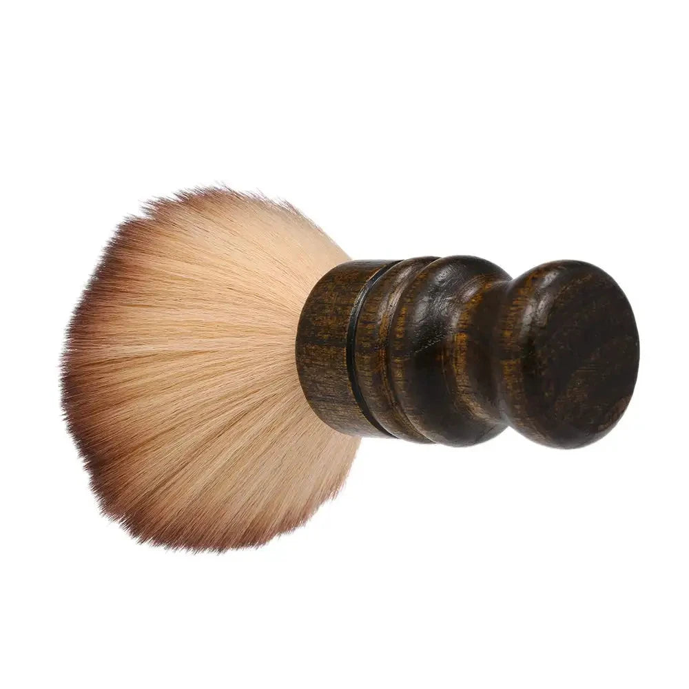 Salon Solid Wood Handle facial Brush Duster