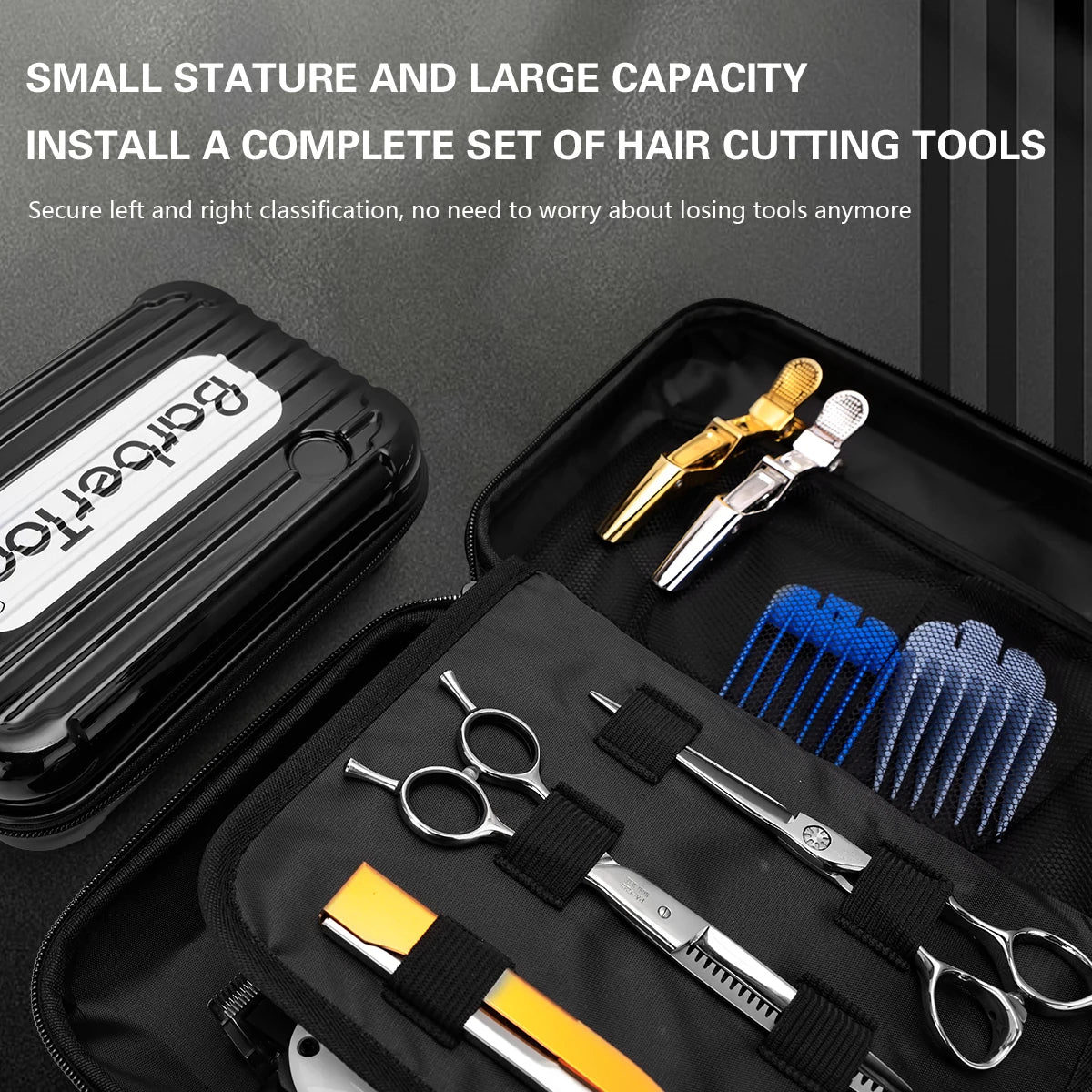 Water Resistant Shockproof Scissor Travel Bag