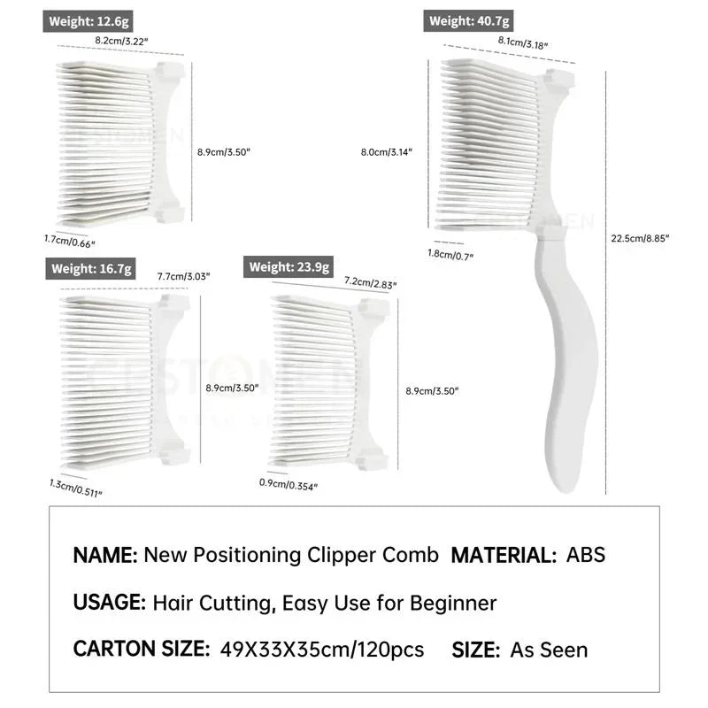 NEW Barbershop Positioning Clipper Comb