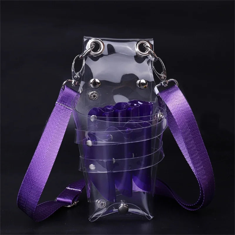 1PCS: 7 Pocket PVC Hair Accessory Barber Pouch